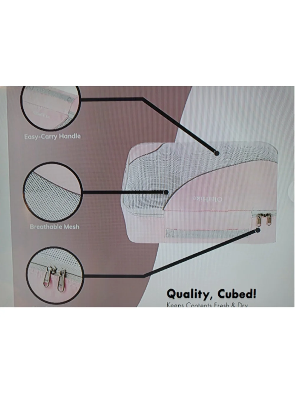 Olarhike Travel Essentials ALL INCLUDED 10 Set Durable Packing Cubes for Suitcas